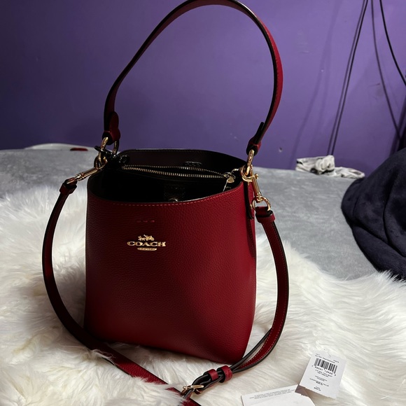 Coach Handbags - Coach bucket bag comes with additional travel tag keychain